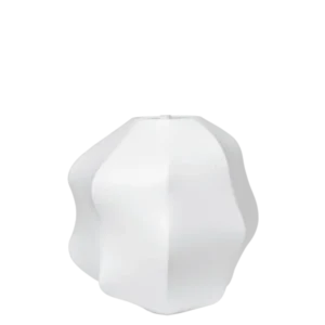 Abat-jour organique en tissu translucide blanc 49 cm Dae - Ferm Living - The Cool Republic