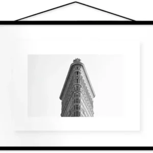 Affiche The Flatiron Building NY encadrée Moebe noir A2 - Le Renard - The Cool Republic