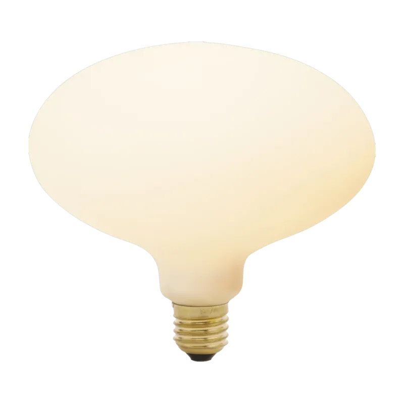 Ampoule LED E27 6W filament dimmable 16,3 cm en porcelaine Oval - tala - The Cool Republic