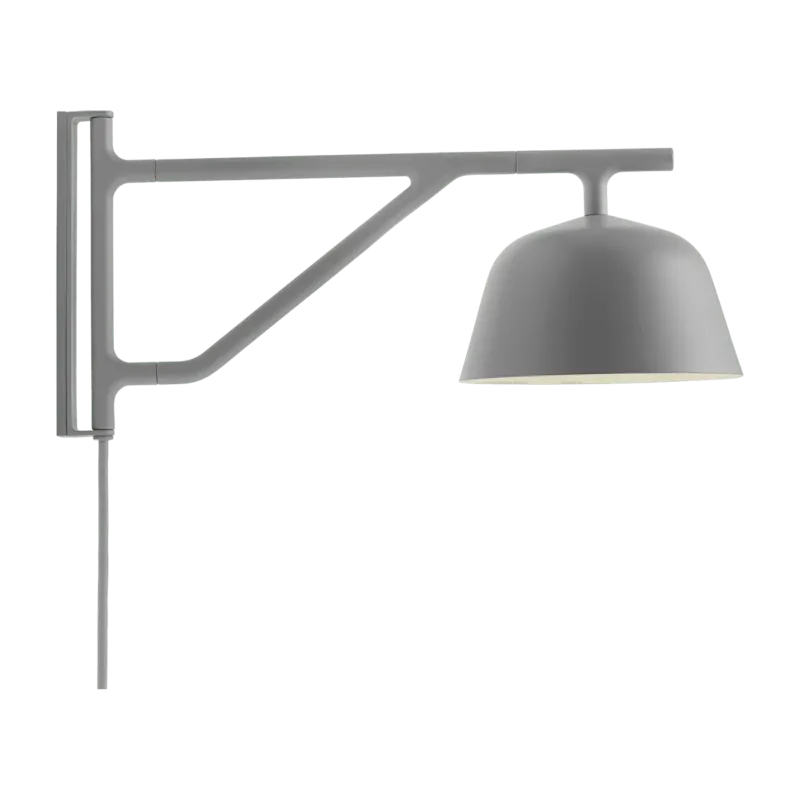 Applique avec prise grise Ambit - Muuto - The Cool Republic