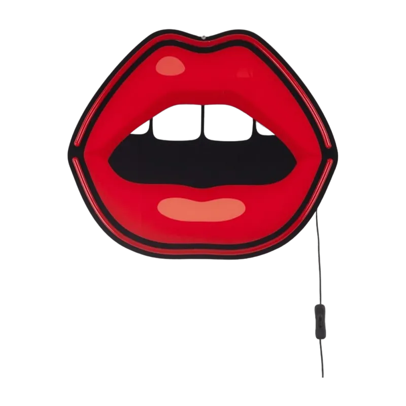 Applique avec prise néon bouche - Seletti - The Cool Republic