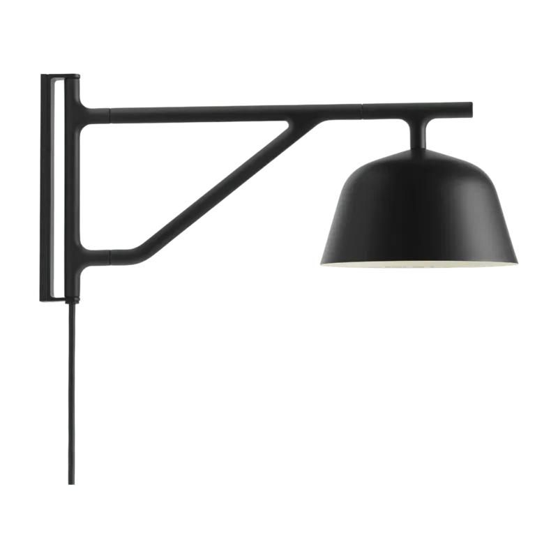 Applique avec prise noire Ambit - Muuto - The Cool Republic