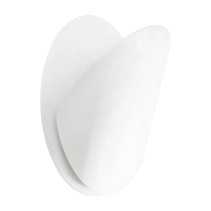 Applique en métal blanc 24cm Ovo - Faro Barcelona - The Cool Republic