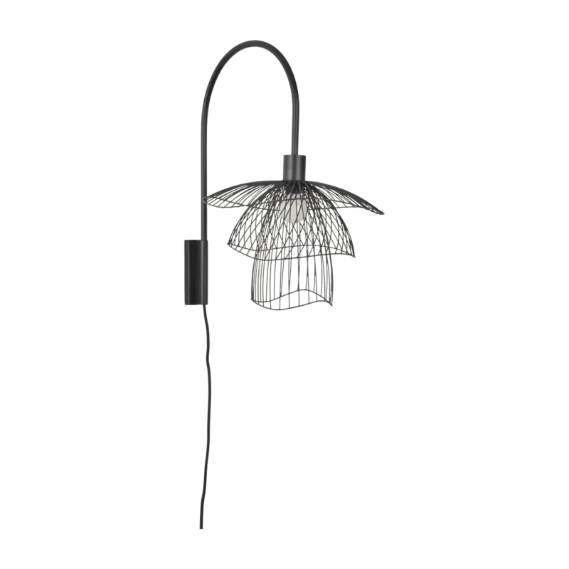 Applique en métal noire XS Papillon - Forestier - The Cool Republic