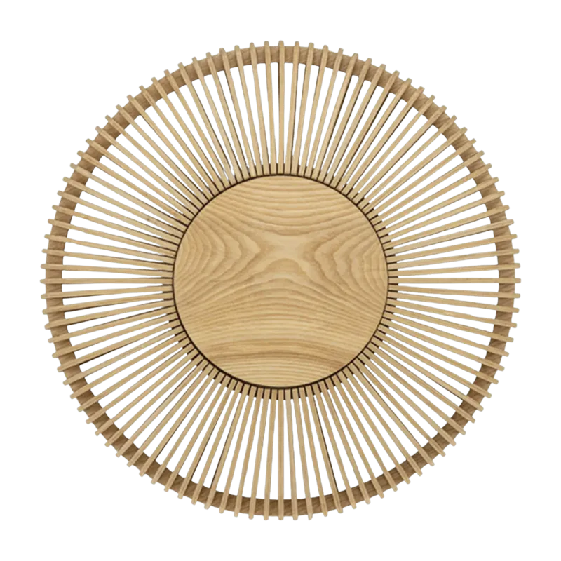 Applique murale 49 cm en chêne naturel Clava Up - UMAGE - The Cool Republic