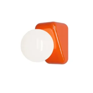 Applique murale en céramique orange 15x9,5cm Flip - Ferroluce - The Cool Republic