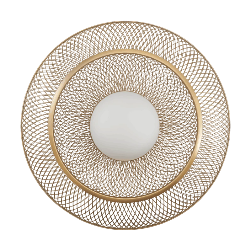 Applique murale en laiton 45,3x21,8cm Faraday up - Umage - The Cool Republic