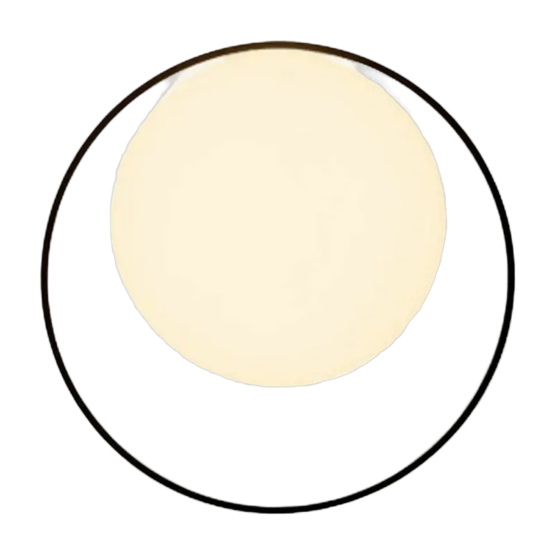Applique murale noire Outdoor Circ - Estiluz - The Cool Republic