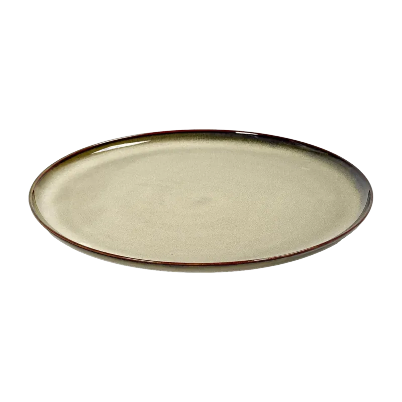 Assiette 26 cm Terres de Rêves Gris flou - Serax - The Cool Republic