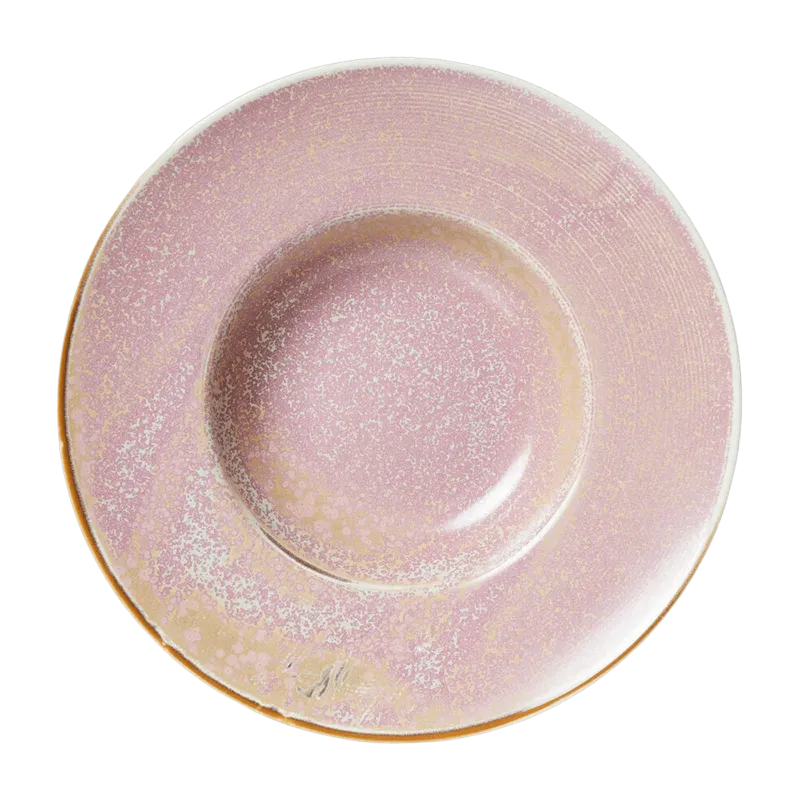 Assiette à pâtes Rose rustique - HKLIVING - The Cool Republic