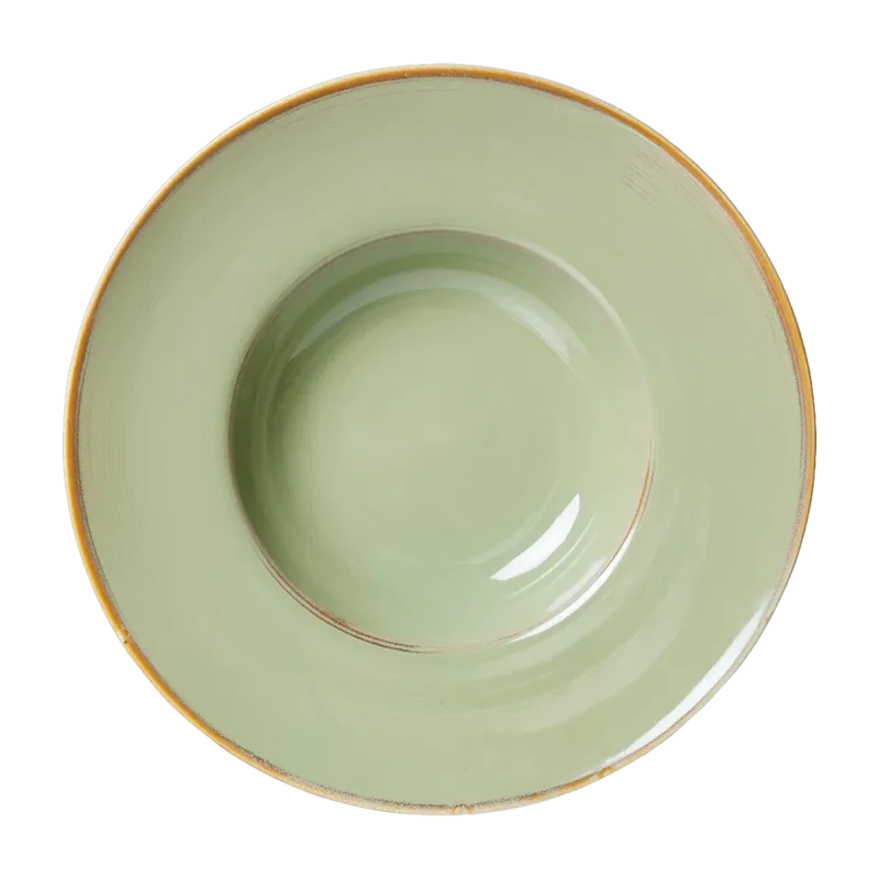 Assiette à pâtes Vert mousse - HKLIVING - The Cool Republic