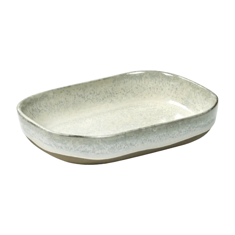 Assiette creuse 14,5 x 10,5 cm blanc cassé Merci N°7 - Serax - The Cool Republic