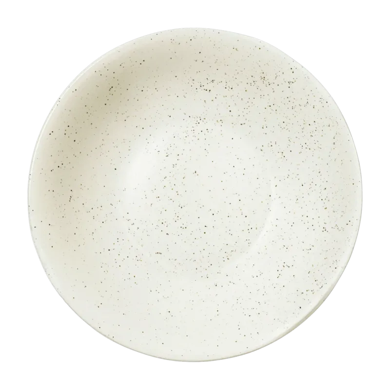 Assiette creuse en grès 22,5 cm Nordic Vanilla - Broste Copenhagen - The Cool Republic