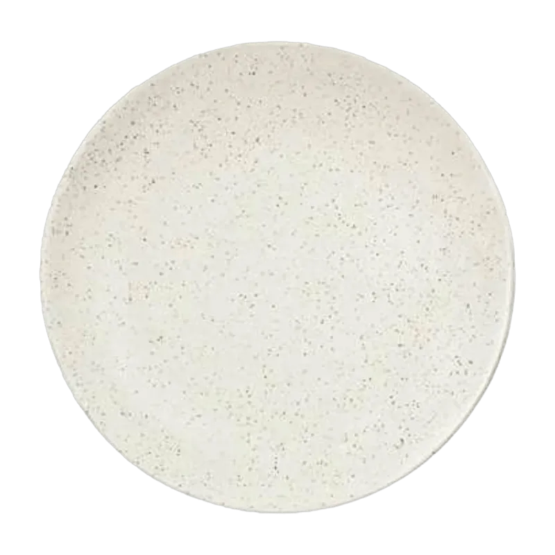 Assiette en grès 26 cm Nordic Vanilla - Broste Copenhagen - The Cool Republic