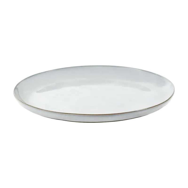 Assiette en grès blanc XL - Serax - The Cool Republic