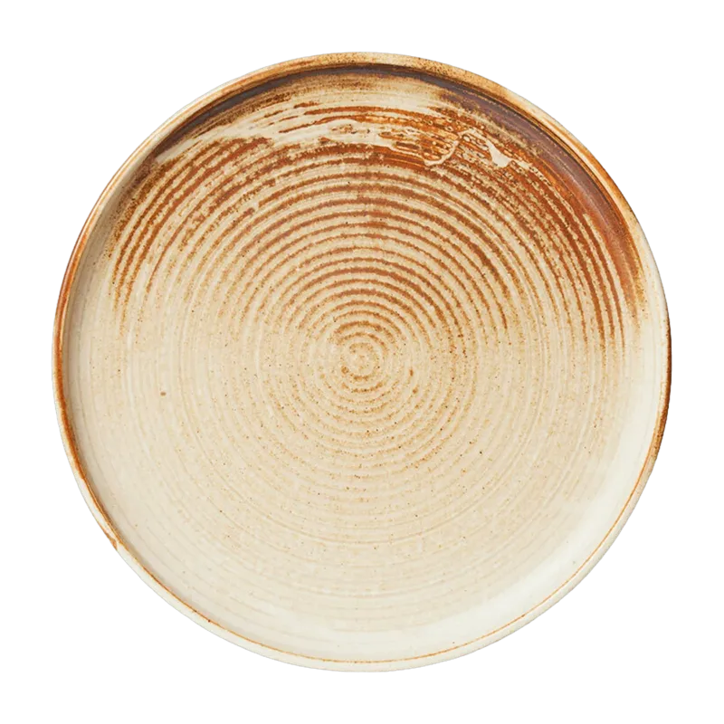 Assiette latérale Rustic Cream/Brown - HKLIVING - The Cool Republic