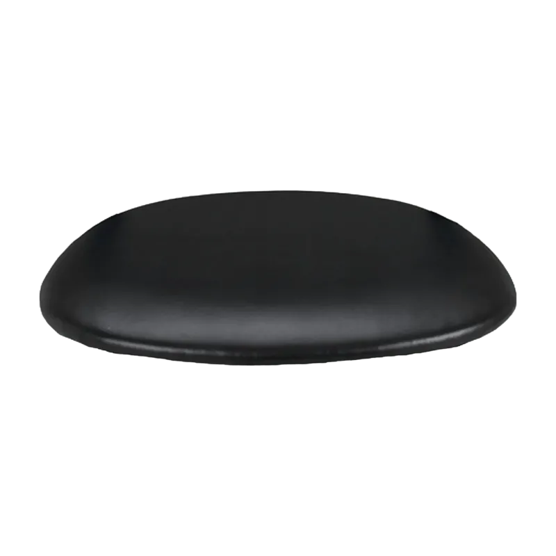Assise de chaise en cuir reconstitué noir Rainbow - Hans k - The Cool Republic