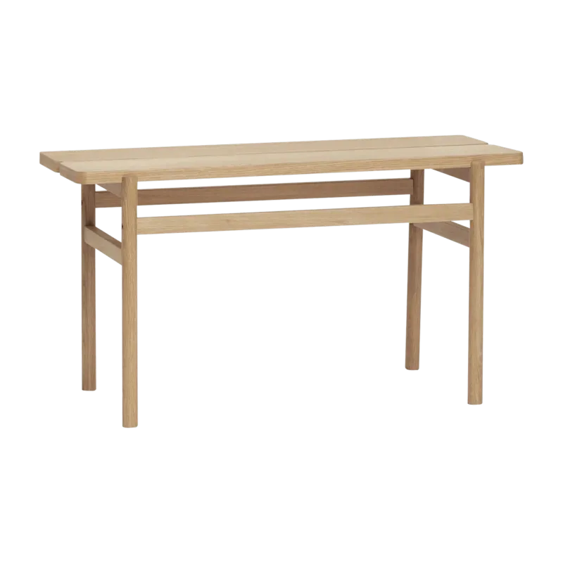 Banc 85 x 38 x 45 cm en bois de chêne naturel - Hübsch - The Cool Republic