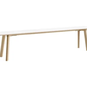 Banc en bois blanc 75x35x45 cm CPH Deux 215 - HAY - The Cool Republic