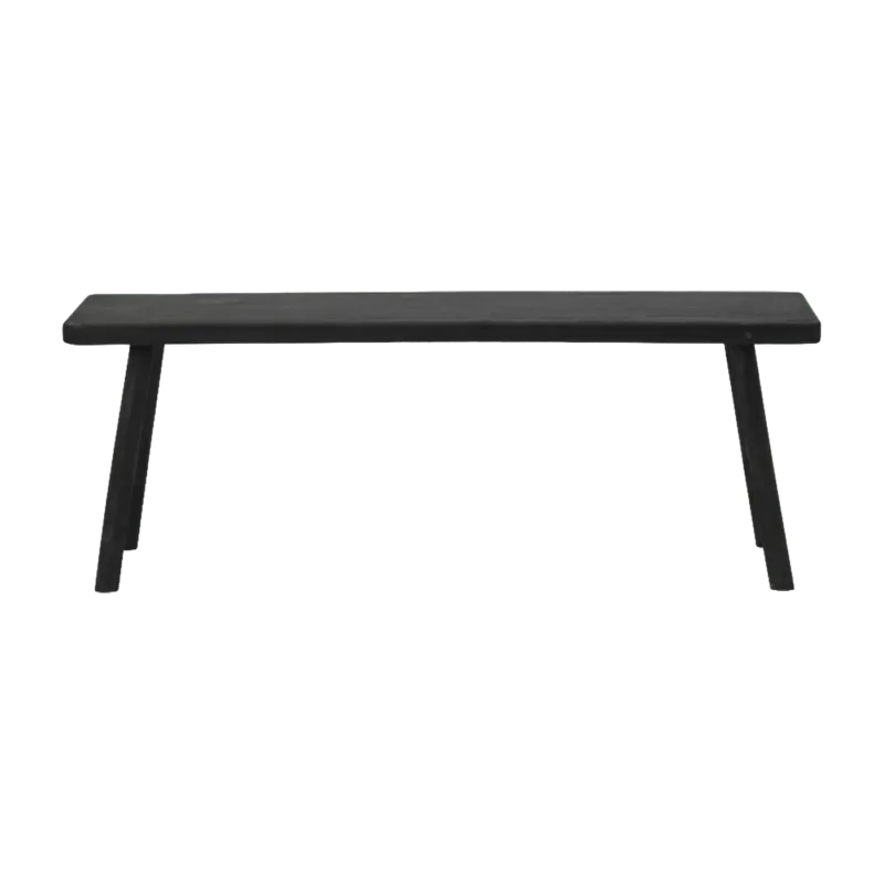 Banc en bois noir Nadi 120 cm - House Doctor - The Cool Republic