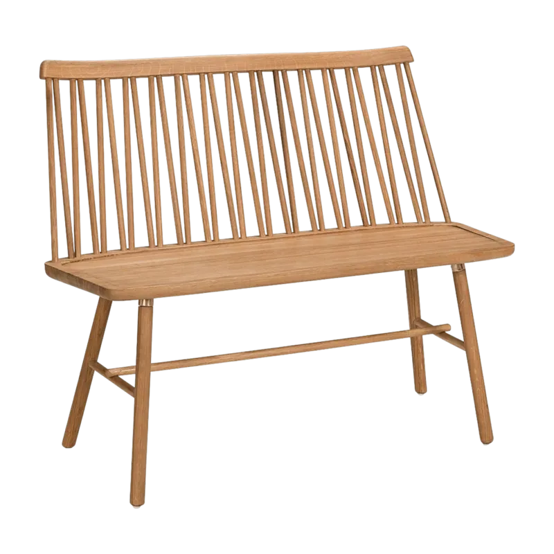 Banc en chêne huilé ZigZag - Hans K - The Cool Republic