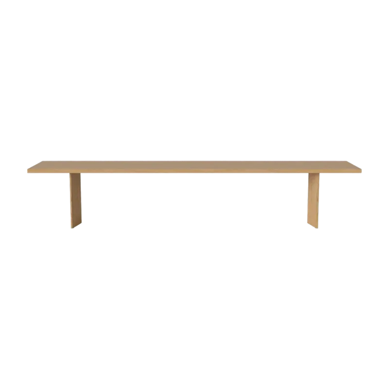 Banc en chêne massif huilé 240 cm Alp - Bolia - The Cool Republic