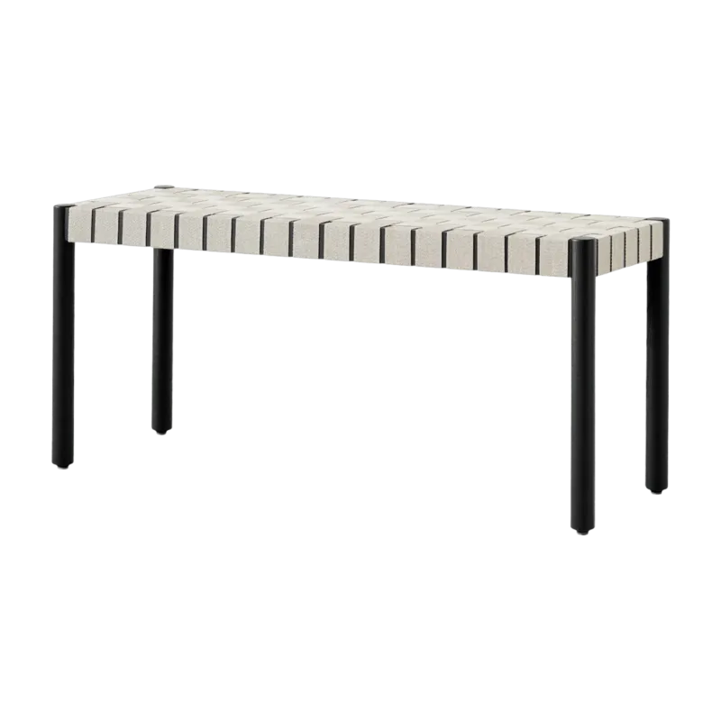 Banc en chêne noir 105 cm Betty Bench - &Tradition - The Cool Republic
