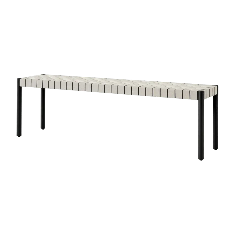 Banc en chêne noir 157 cm Betty Bench - &Tradition - The Cool Republic