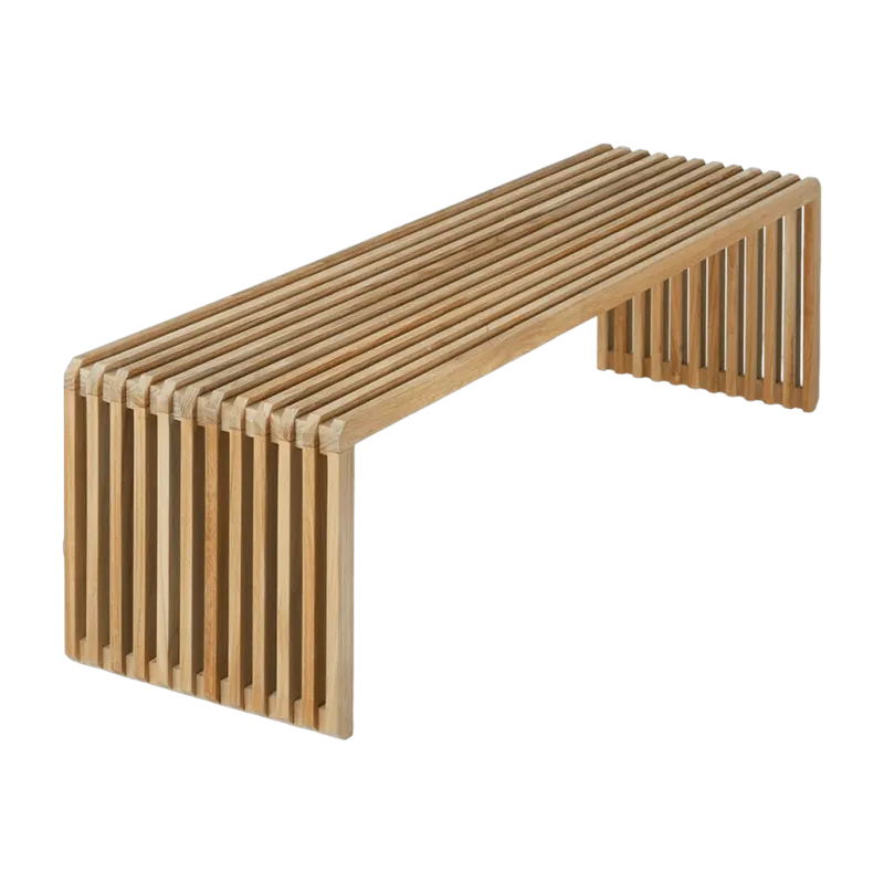 Banc en teck Slatted - HKliving - The Cool Republic