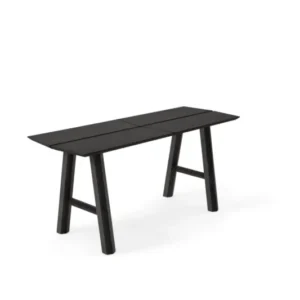 Banc noir et pieds noir SAVIA - Woodendot - The Cool Republic