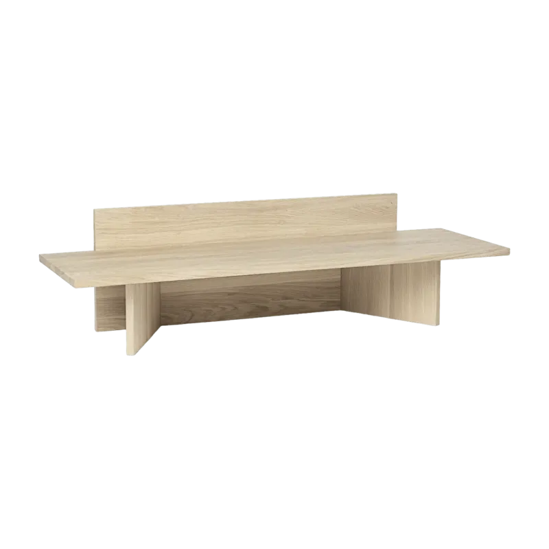 Banc oblique en chêne massif - Ferm Living - The Cool Republic