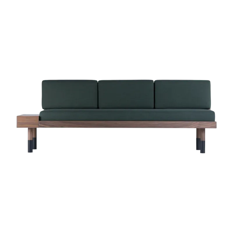 Banquette Mid Vert Kvadrat - Kann Design - The Cool Republic