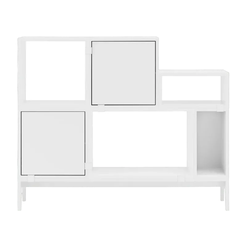Bibliothèque blanche en chêne Stacked - Muuto - The Cool Republic