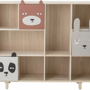 Bibliothèque pour enfant en bois Calle - Bloomingville mini - The Cool Republic
