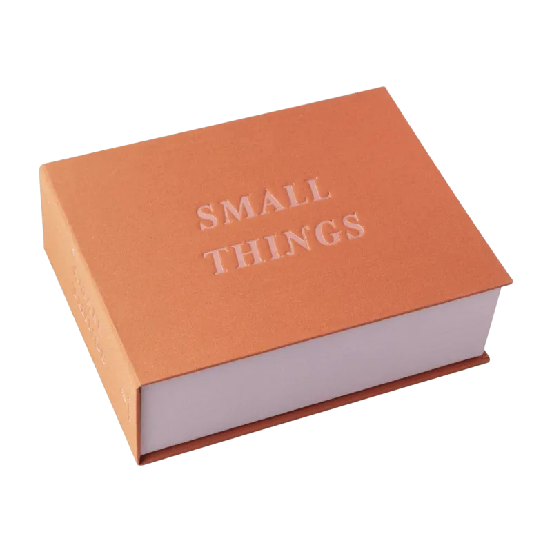 Boite rose orangée Small Things Box - Printworks - The Cool Republic