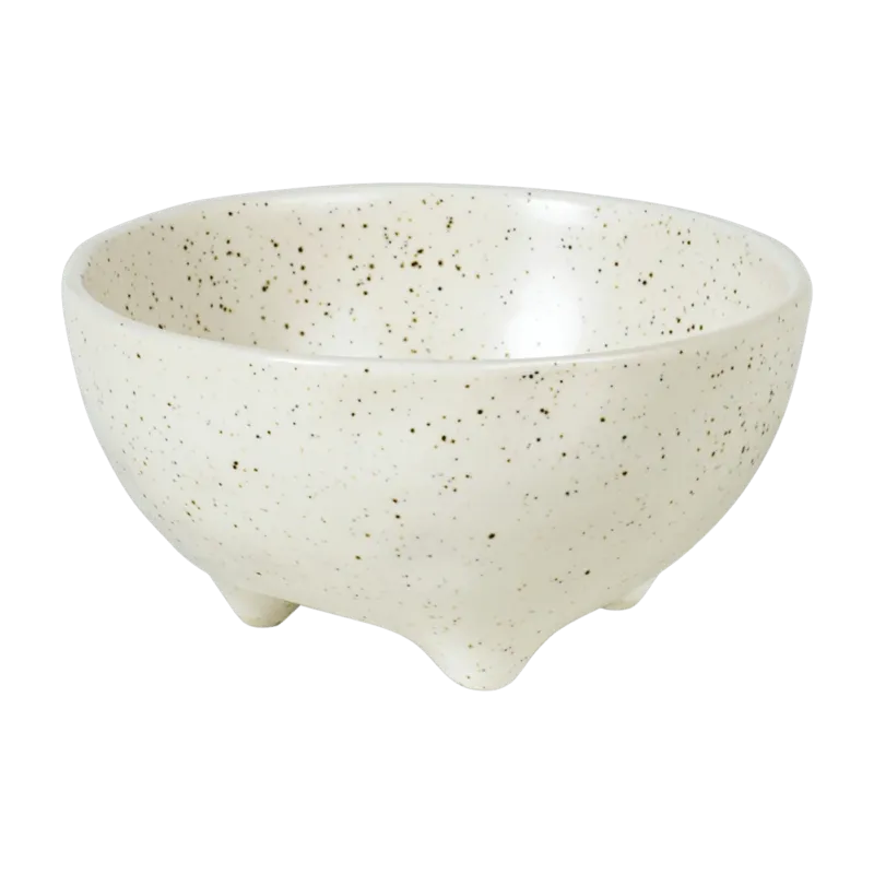 Bol à pieds en grès crème 11 cm Nordic Vanilla - Broste Copenhagen - The Cool Republic