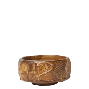 Bol de service en céramique marron 13 x 13 x 7 cm Toky - Ferm Living - The Cool Republic