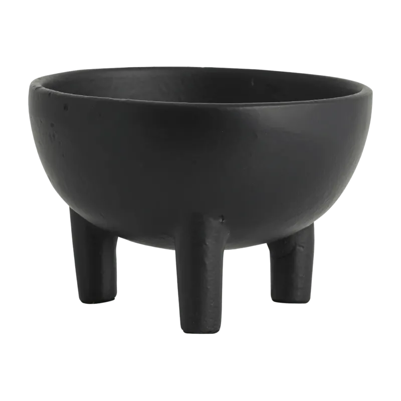 Bol trois pieds noir 13 cm Lamu - Nordal - The Cool Republic