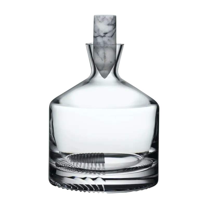 Bouteille de whisky en cristal sans plomb 1,8l Alba - Nude Glass - The Cool Republic