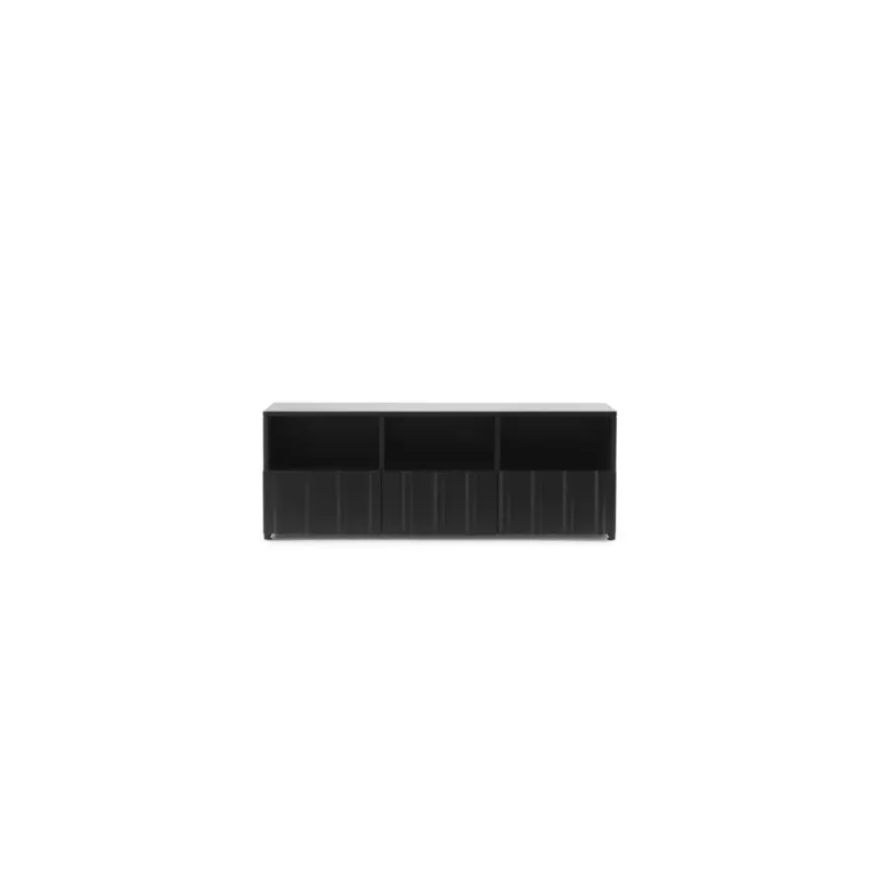 Buffet bas en chêne noir 120x38x44cm Hybrid - Normann Copenhagen - The Cool Republic