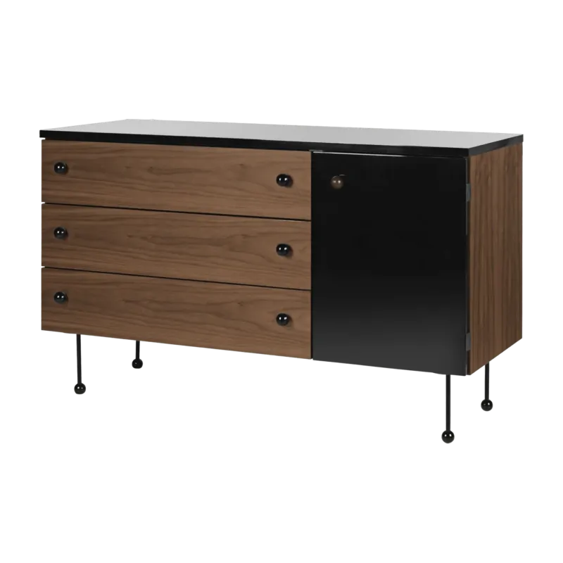 Buffet en noyer 62 Dresser - Gubi - The Cool Republic