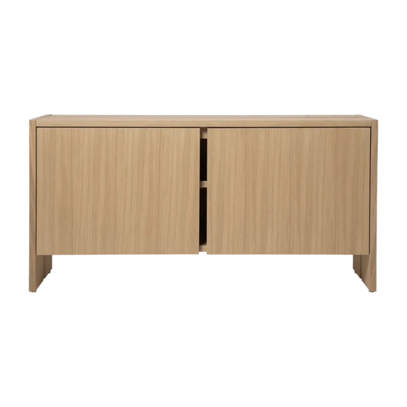 Buffet placage de chêne 100x30x50cm Parcel - Ferm Living - The Cool Republic