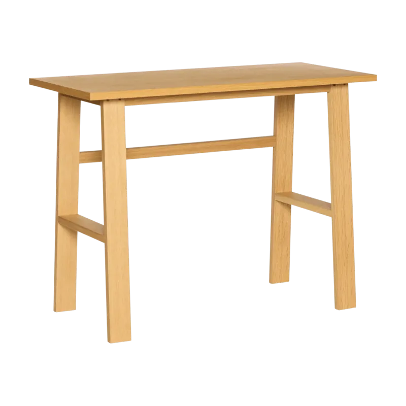 Bureau en bois de chêne naturel 100 x 45 x 75 cm Poke - Hübsch - The Cool Republic