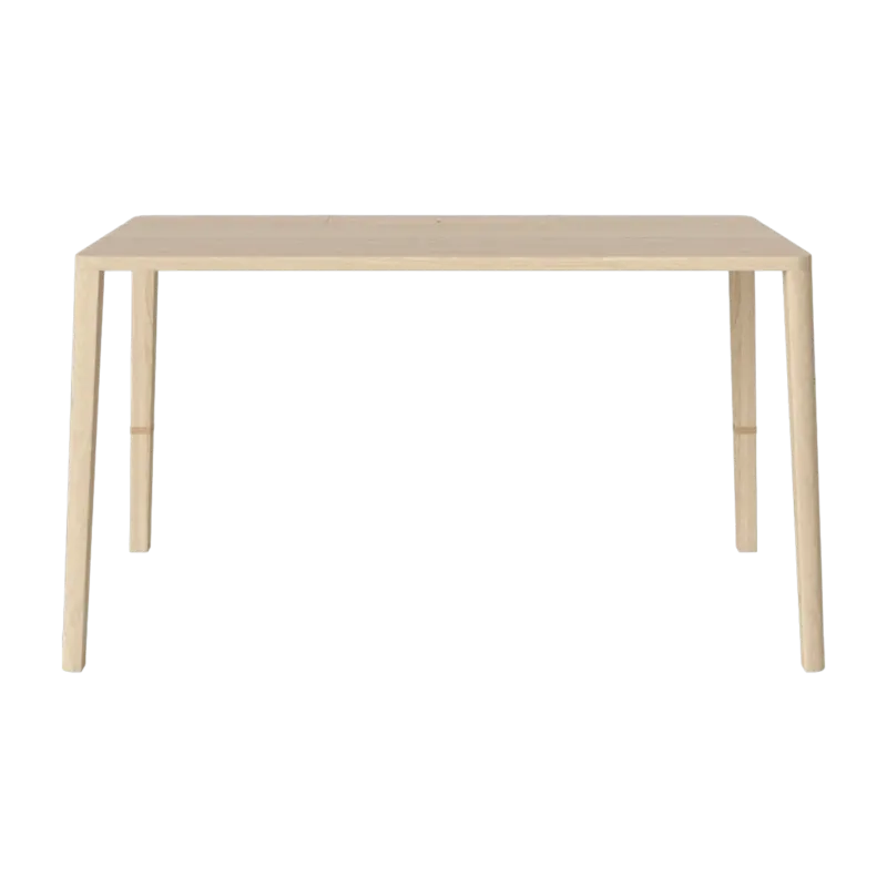Bureau en chêne massif huilé pigmenté blanc 30 x 130 cm Graceful - Bolia - The Cool Republic