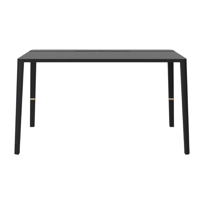 Bureau en chêne massif huilé teinté noir 30 x 130 cm Graceful - Bolia - The Cool Republic