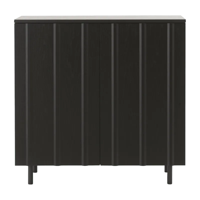 Cabinet bas noir Rib Soft noir - Normann Copenhagen - The Cool Republic