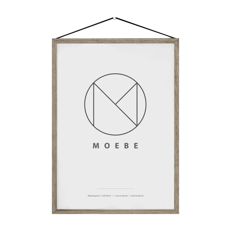 Cadre design à suspendre Frame Chêne A3 - Moebe - The Cool Republic