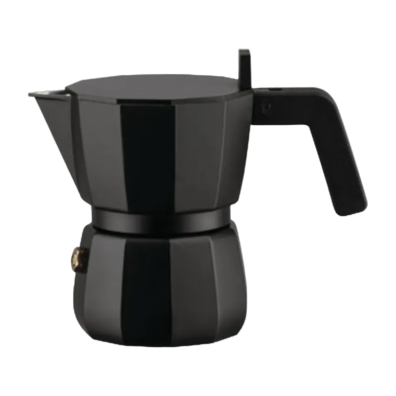 Cafetière espresso 1 tasse noir Moka - Alessi - The Cool Republic