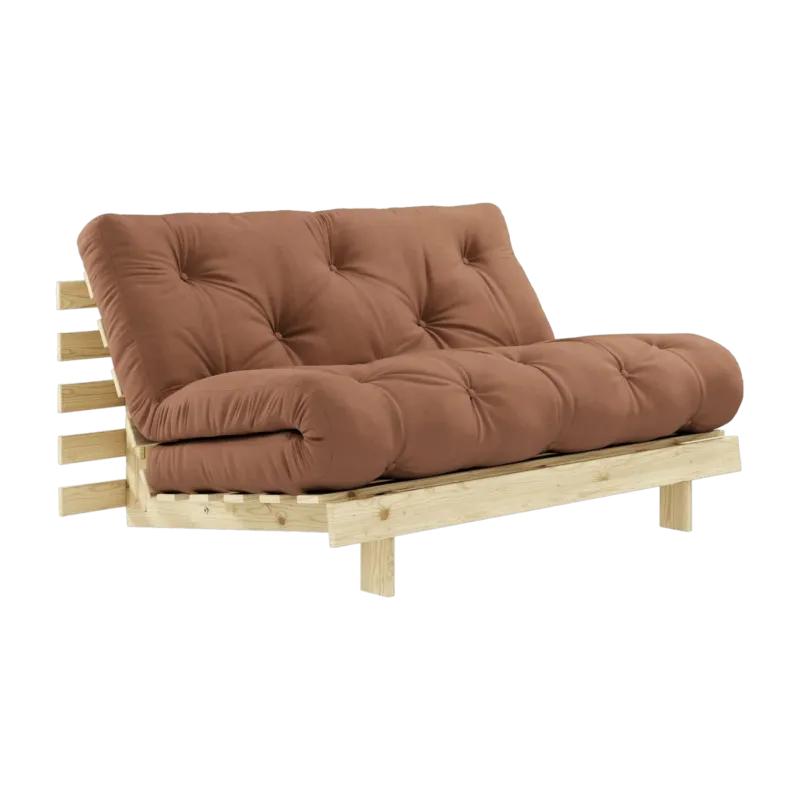 Canapé 2 places convertible marron argile Roots - Karup Design - The Cool Republic