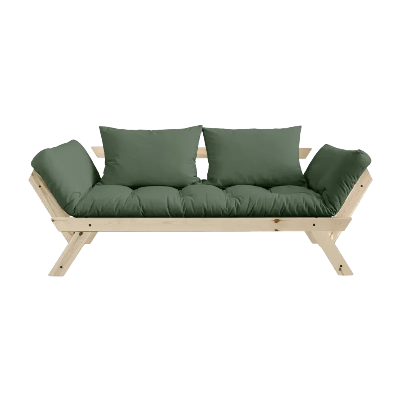 Canapé 2 places convertible vert Bebop - Karup Design - The Cool Republic